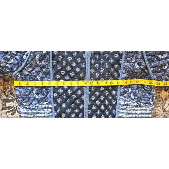 Mango Reversible Multi-Color Floral Long Sleeve Quilted Jacket TikTok Trendy SM - Picture 8 of 12